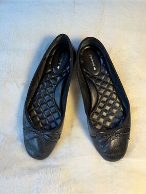 Birdies Black Quilted Ballet Flats Size 7.5
